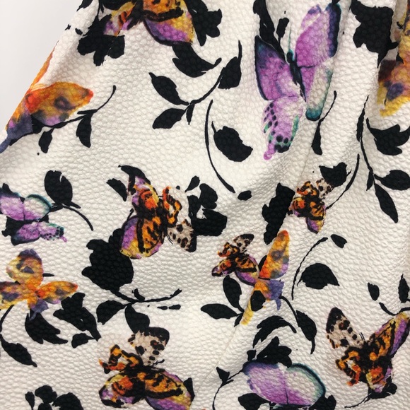 Renee C. Anthropologie Butterfly Skirt Cream Small - Picture 8 of 10